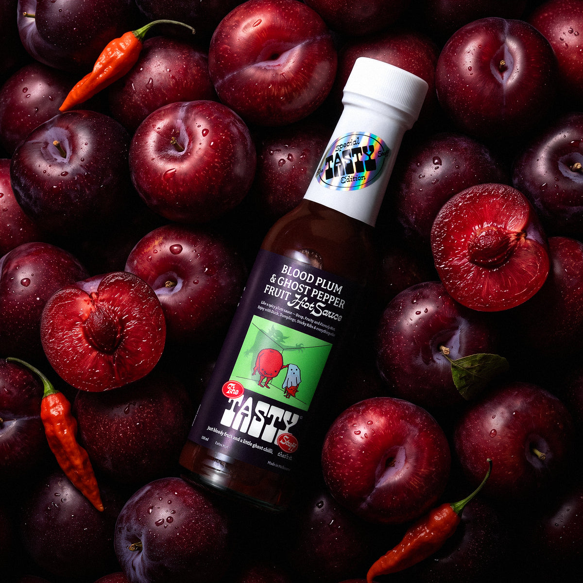 Blood Plum & Ghost Pepper Fruit Hot Sauce 150ml - LIMITED EDITION