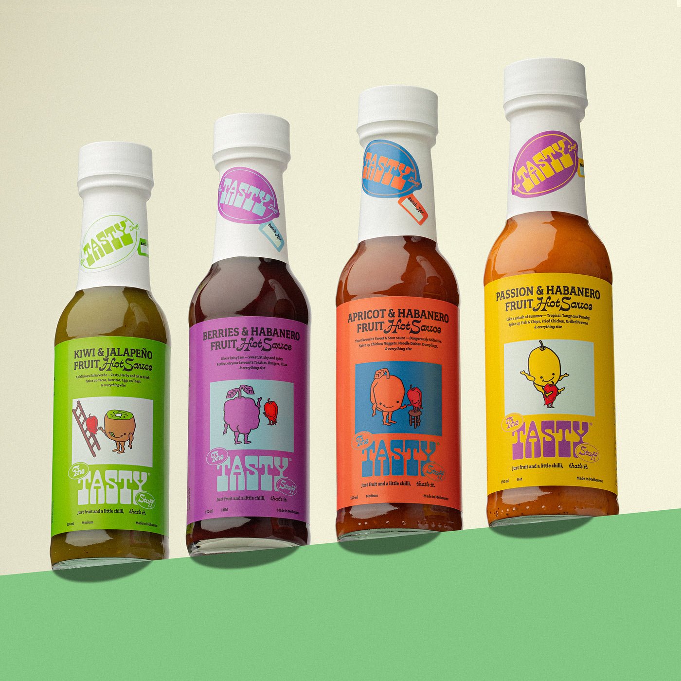 The Tasty Trio 3-Pack Fruit Hot Sauce