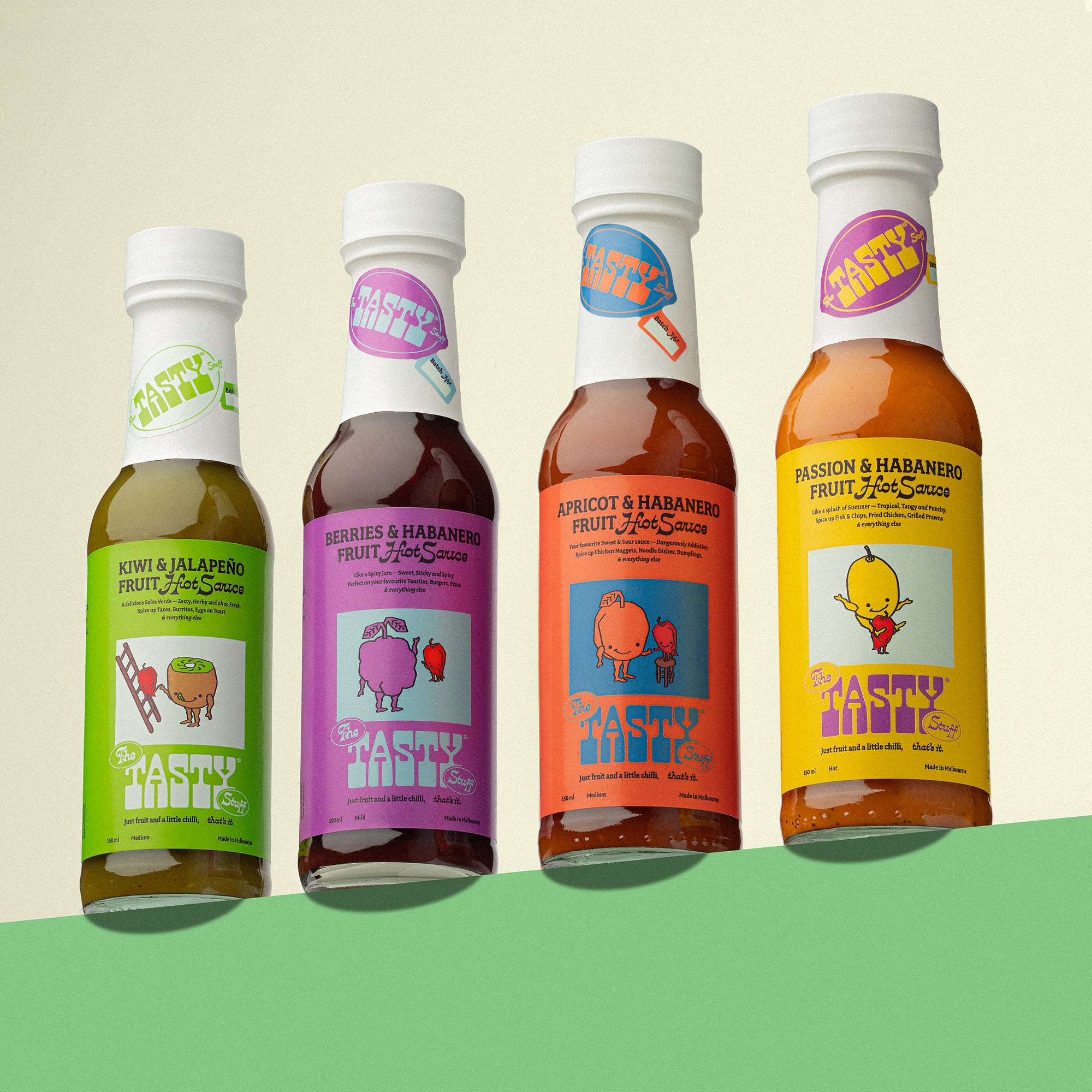 The Tasty Trio 3-Pack Fruit Hot Sauce